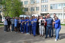 Работников Петровского отделения скорой помощи поздравили с наступающим профессиональным праздником