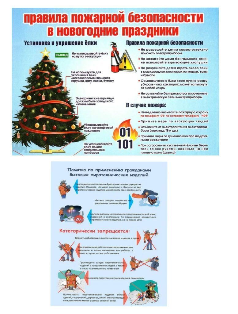 Правила пожарной безопасности в новогодние праздники | 13.12.2023 |  Петровск - БезФормата