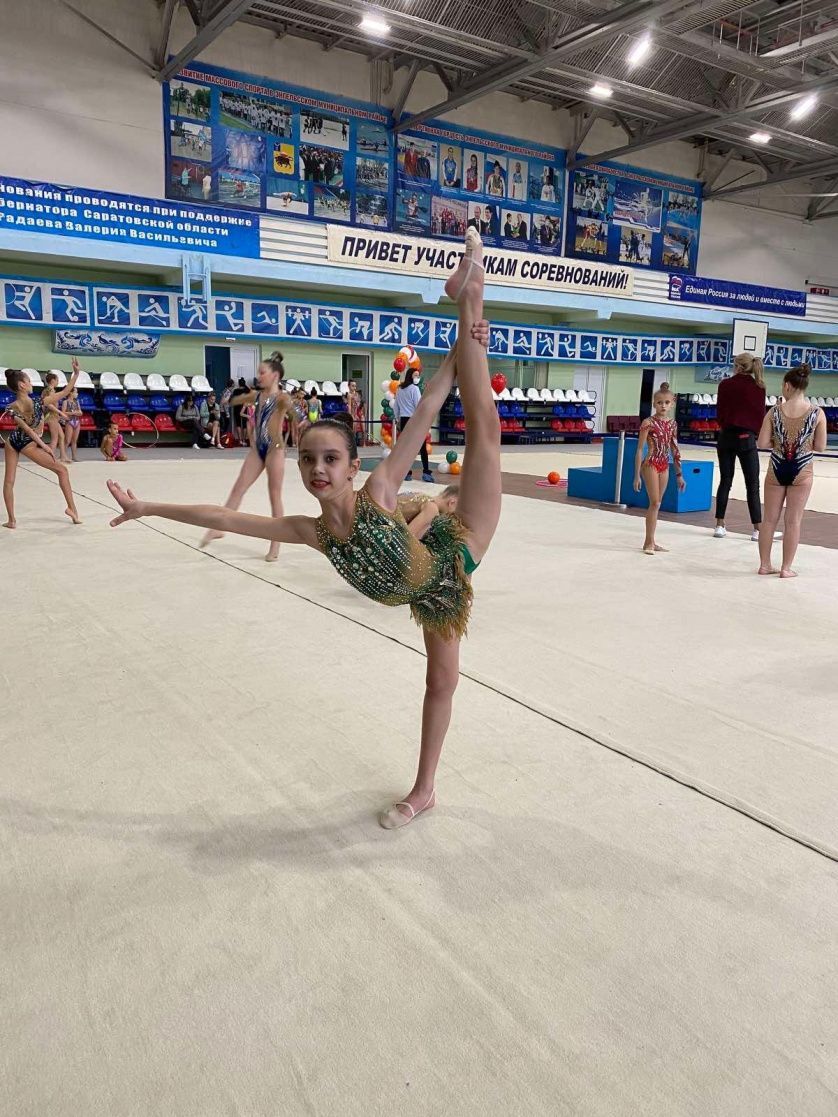 Петровчанка приняла участие в Первенстве Саратовской области по  художественной гимнастике