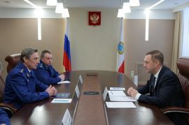 Губернатор Роман Бусаргин встретился с заместителем Генерального прокурора Российской Федерации Николаем Шишкиным.