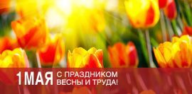 Поздравление главы района Виталия Макарова с 1 мая — Днём Весны и Труда