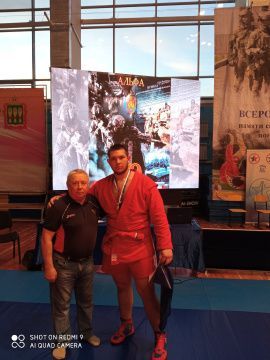 Степанов Степан завоевал бронзовую медаль на Всероссийском турнире по самбо 